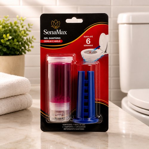 Gel Sanitário com Aplicador 37g - Cereja e Avelã