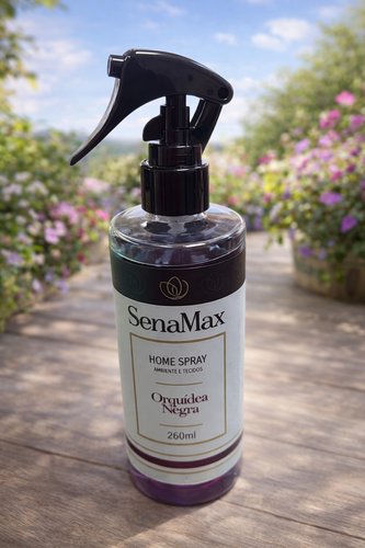 Spray Para ambientes e tecidos Orquídeas Negras 260ml - Roxa